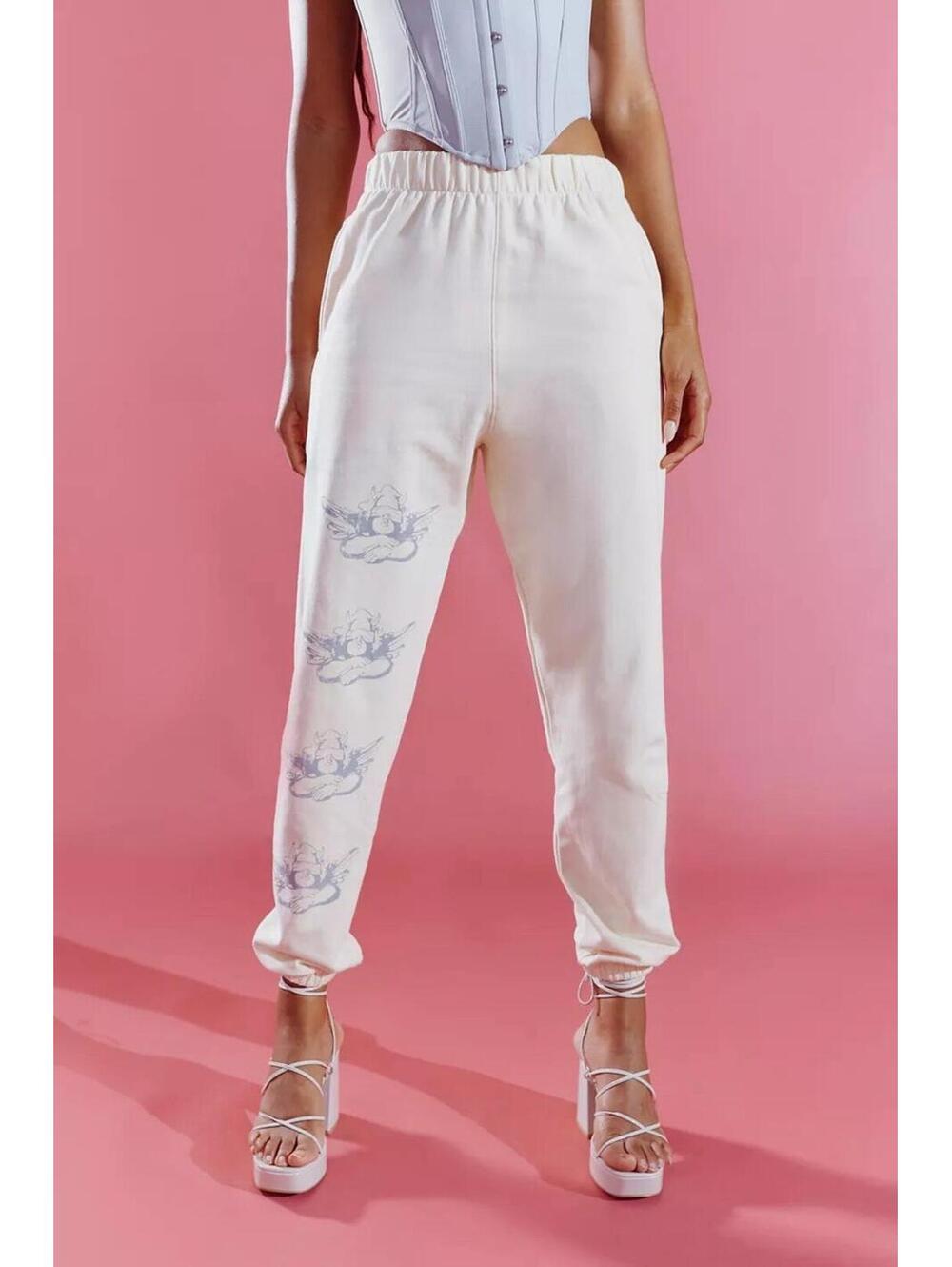 Boys Lie Women’s Size Small Deserted‎ Neutral Baggy Joggers Streetwear Casual